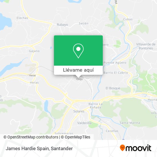 Mapa James Hardie Spain