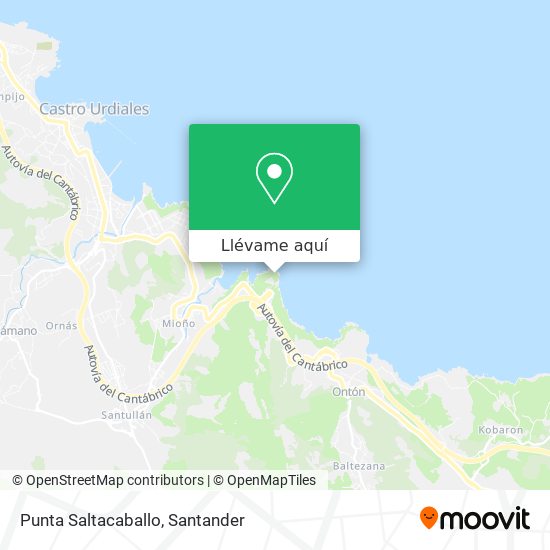 Mapa Punta Saltacaballo