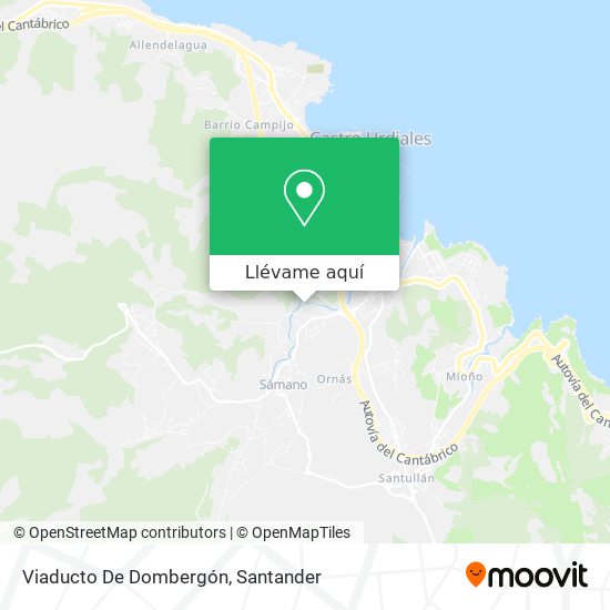 Mapa Viaducto De Dombergón