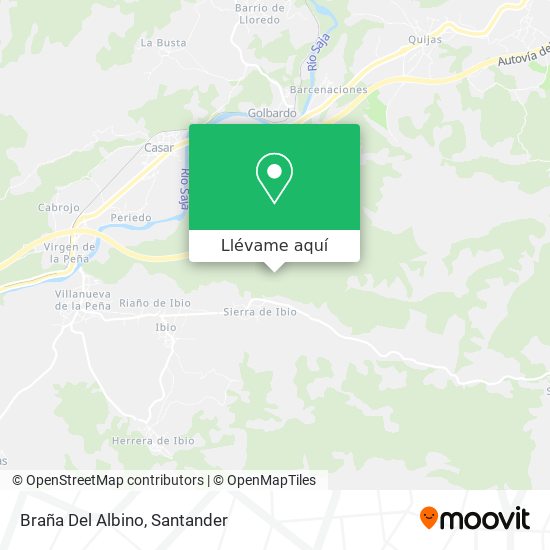 Mapa Braña Del Albino