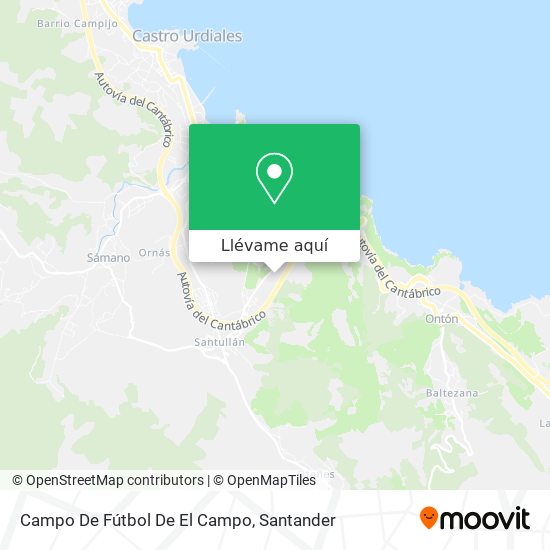 Mapa Campo De Fútbol De El Campo
