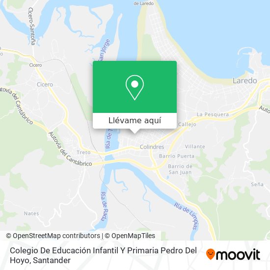 Mapa Colegio De Educación Infantil Y Primaria Pedro Del Hoyo