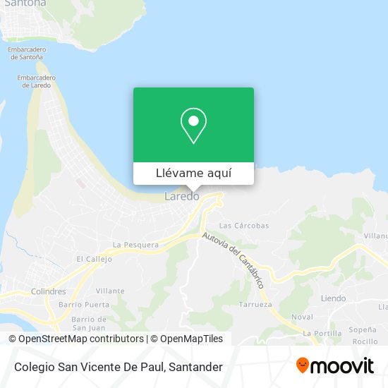 Mapa Colegio San Vicente De Paul
