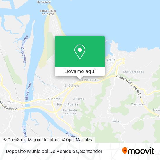 Mapa Depósito Municipal De Vehículos