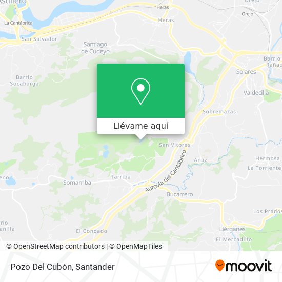 Mapa Pozo Del Cubón