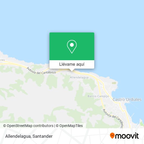 Mapa Allendelagua