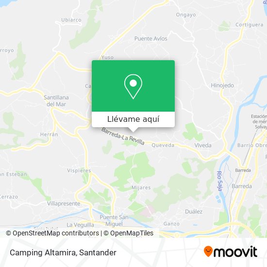 Mapa Camping Altamira