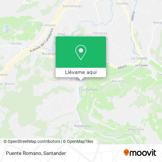 Mapa Puente Romano