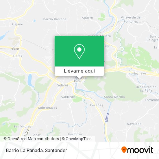 Mapa Barrio La Rañada