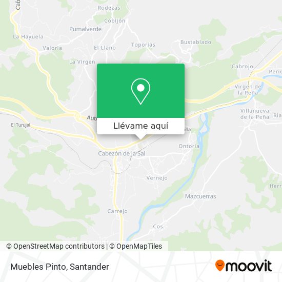Mapa Muebles Pinto