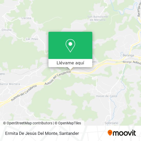 Mapa Ermita De Jesús Del Monte