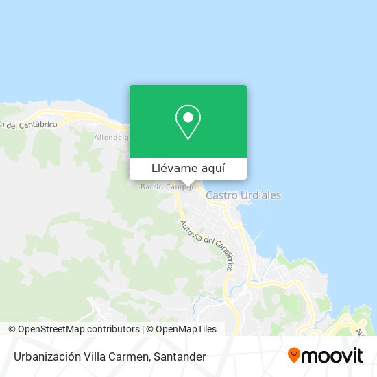 Mapa Urbanización Villa Carmen