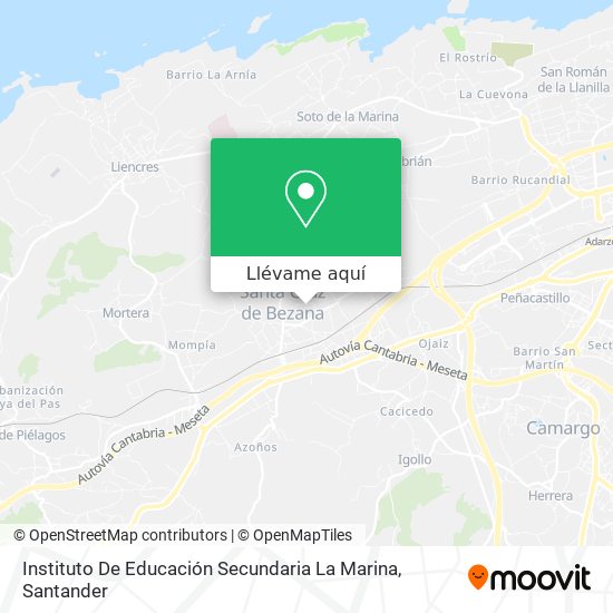 Mapa Instituto De Educación Secundaria La Marina