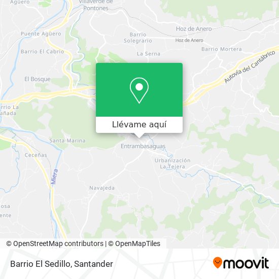 Mapa Barrio El Sedillo