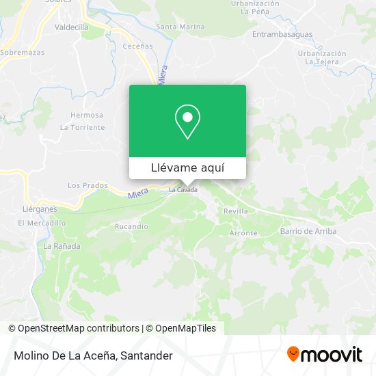 Mapa Molino De La Aceña
