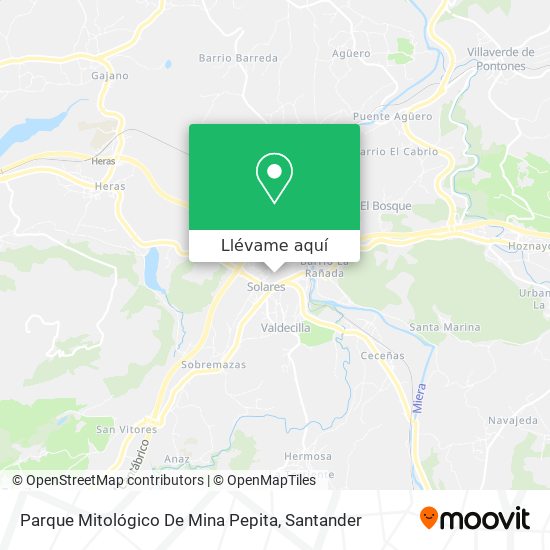 Mapa Parque Mitológico De Mina Pepita