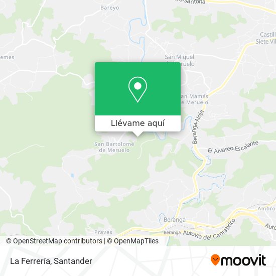 Mapa La Ferrería
