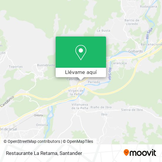 Mapa Restaurante La Retama