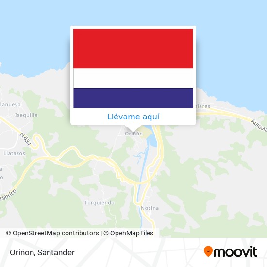 Mapa Oriñón