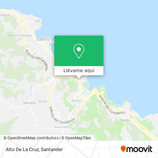 Mapa Alto De La Cruz