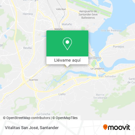 Mapa Vitalitas San José