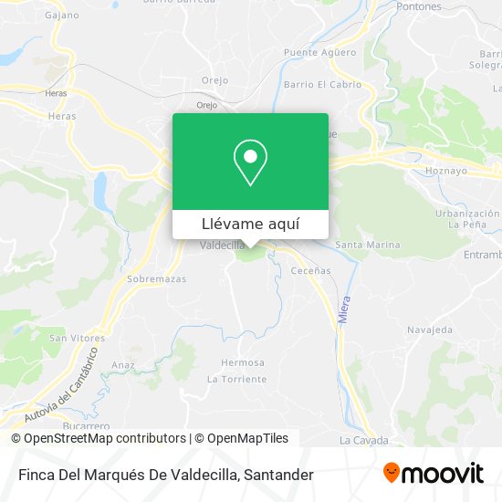 Mapa Finca Del Marqués De Valdecilla