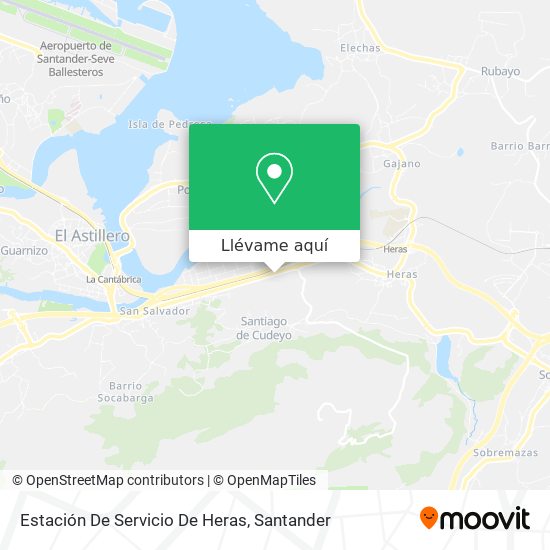 Mapa Estación De Servicio De Heras