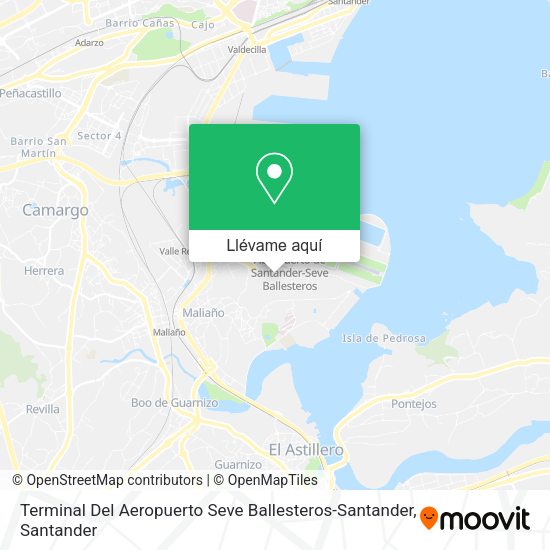 Mapa Terminal Del Aeropuerto Seve Ballesteros-Santander