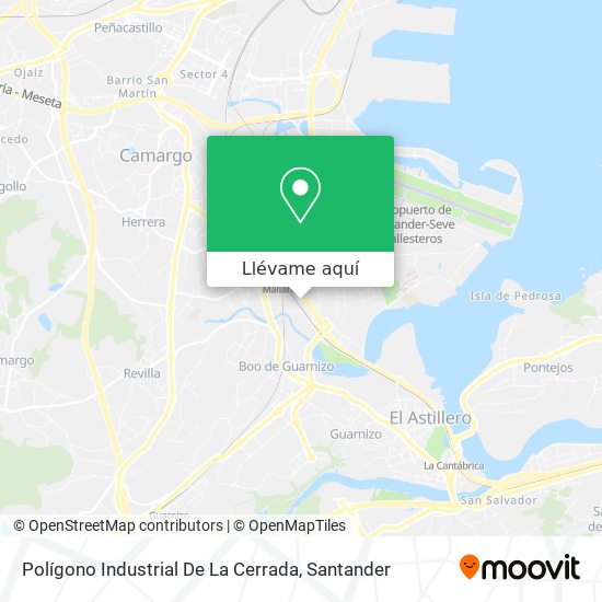 Mapa Polígono Industrial De La Cerrada