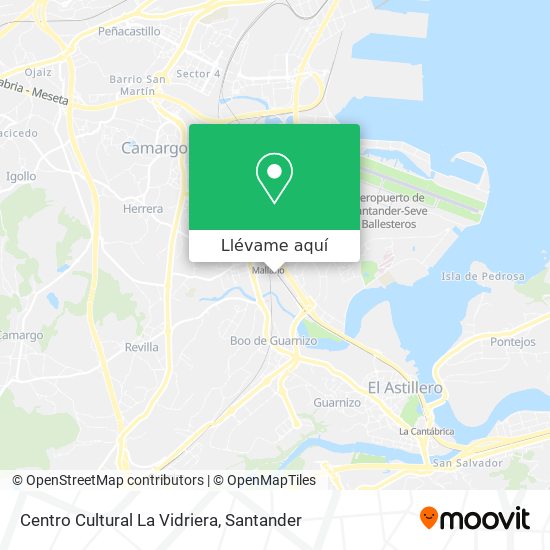 Mapa Centro Cultural La Vidriera