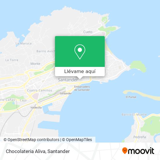 Mapa Chocolateria Aliva