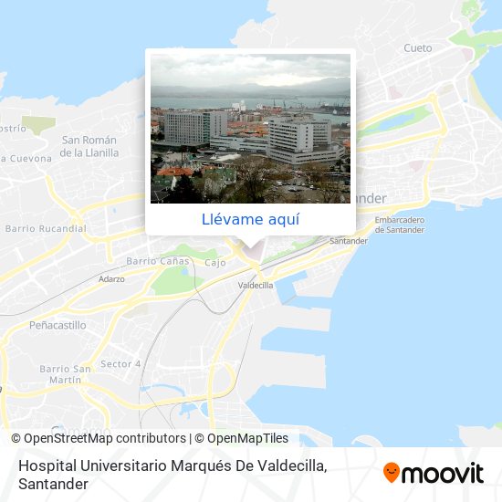 Mapa Hospital Universitario Marqués De Valdecilla