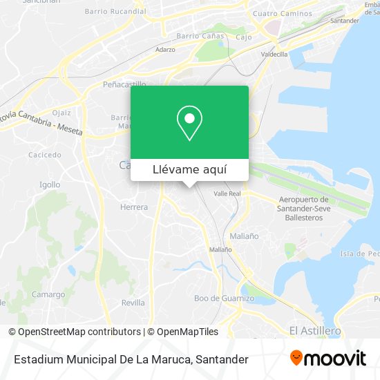 Mapa Estadium Municipal De La Maruca