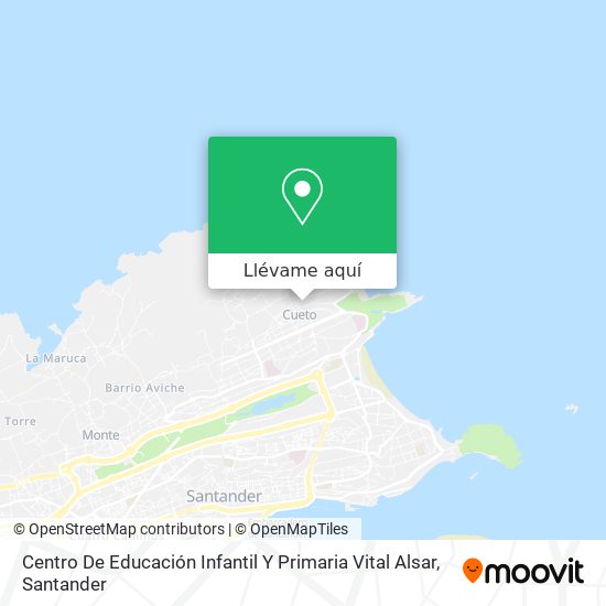 Mapa Centro De Educación Infantil Y Primaria Vital Alsar