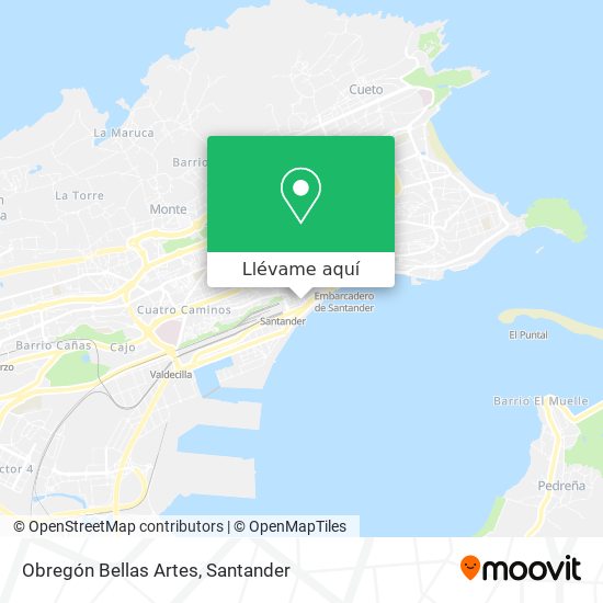 Mapa Obregón Bellas Artes