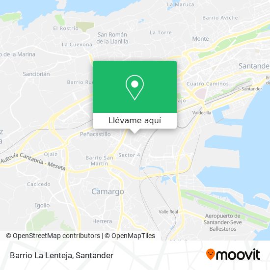 Mapa Barrio La Lenteja