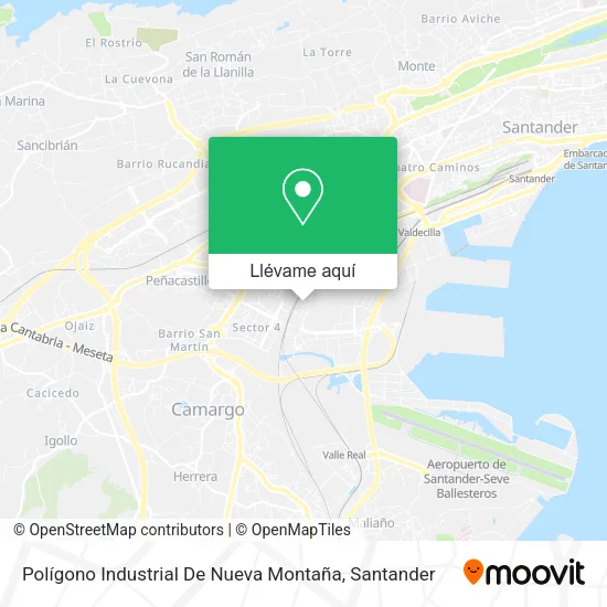 Mapa Polígono Industrial De Nueva Montaña
