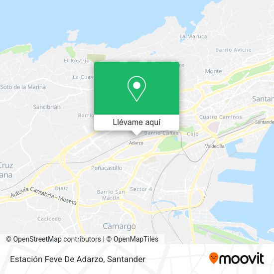 Mapa Estación Feve De Adarzo