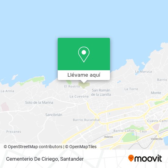 Mapa Cementerio De Ciriego