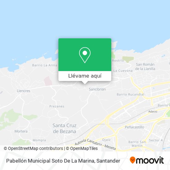 Mapa Pabellón Municipal Soto De La Marina
