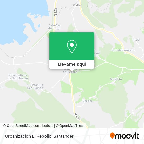 Mapa Urbanización El Rebollo