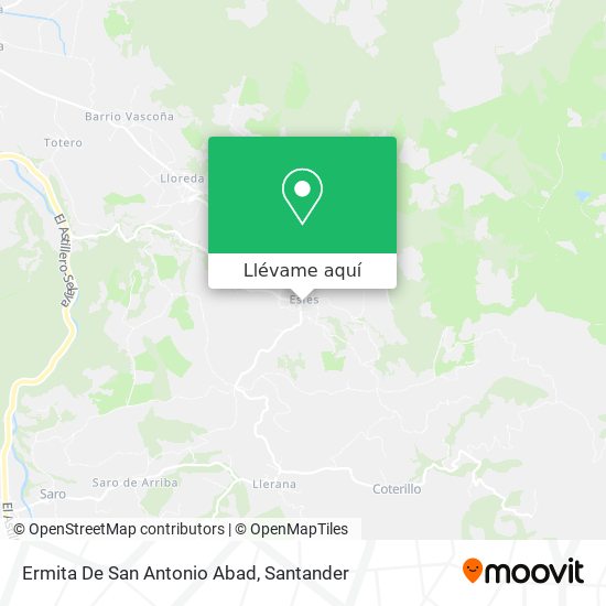 Mapa Ermita De San Antonio Abad