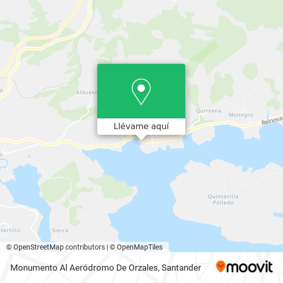 Mapa Monumento Al Aeródromo De Orzales