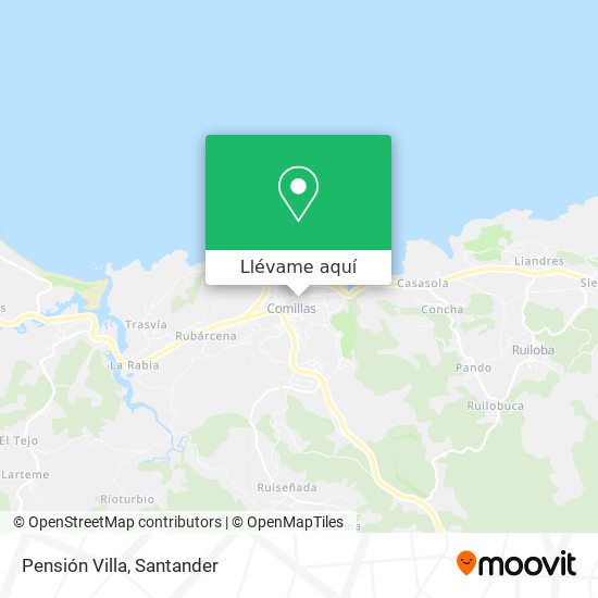 Mapa Pensión Villa