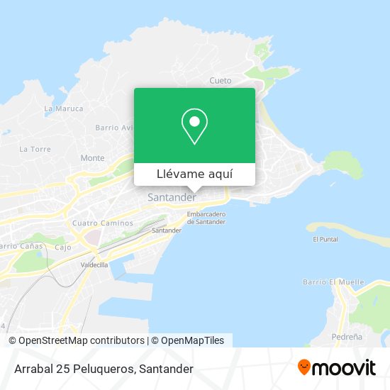 Mapa Arrabal 25 Peluqueros
