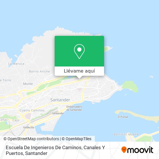 Mapa Escuela De Ingenieros De Caminos, Canales Y Puertos