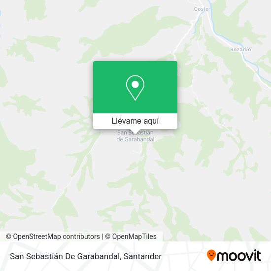 Mapa San Sebastián De Garabandal