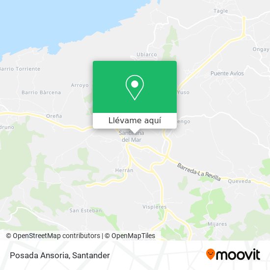 Mapa Posada Ansoria