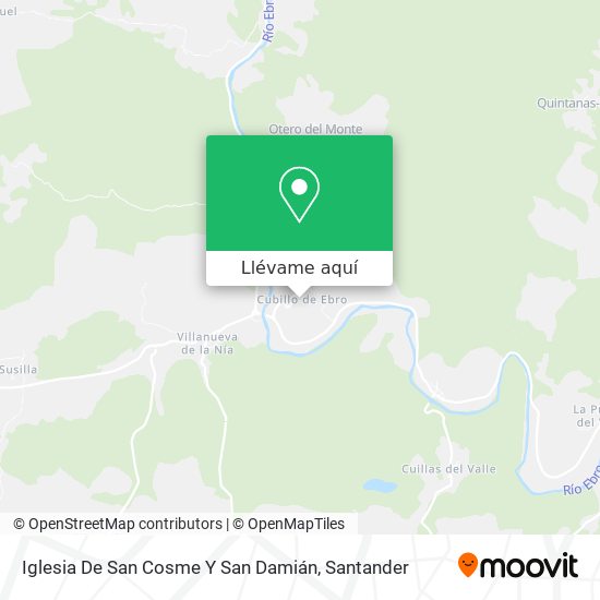 Mapa Iglesia De San Cosme Y San Damián