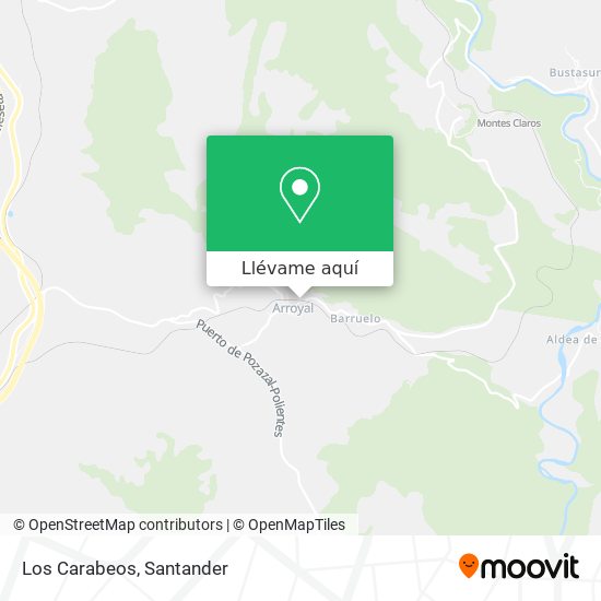 Mapa Los Carabeos